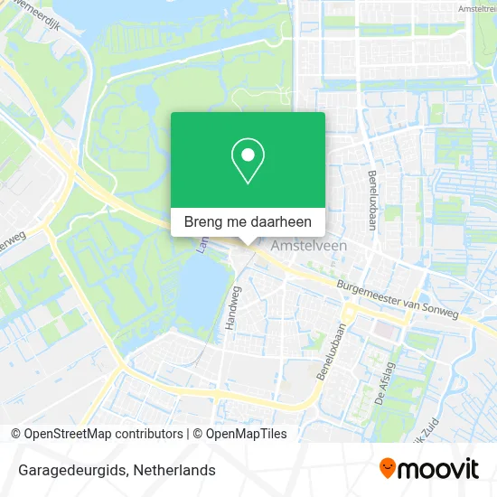 Garagedeurgids kaart