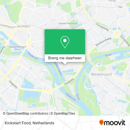 Kickstart Food kaart