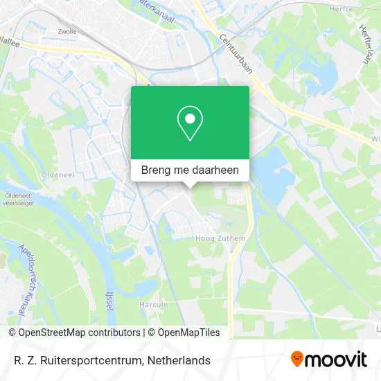 R. Z. Ruitersportcentrum kaart
