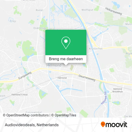 Audiovideodeals kaart
