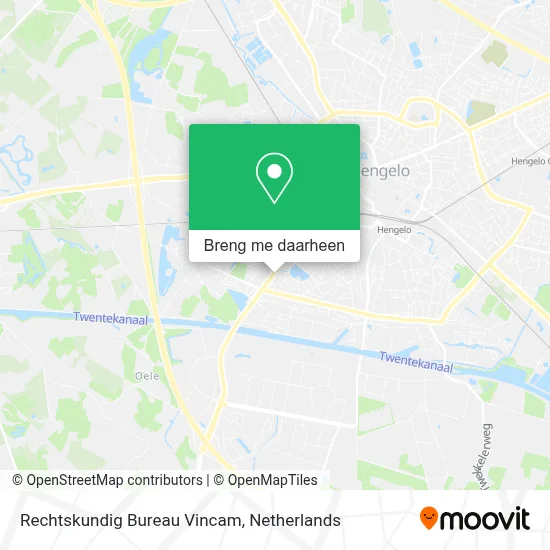 Rechtskundig Bureau Vincam kaart
