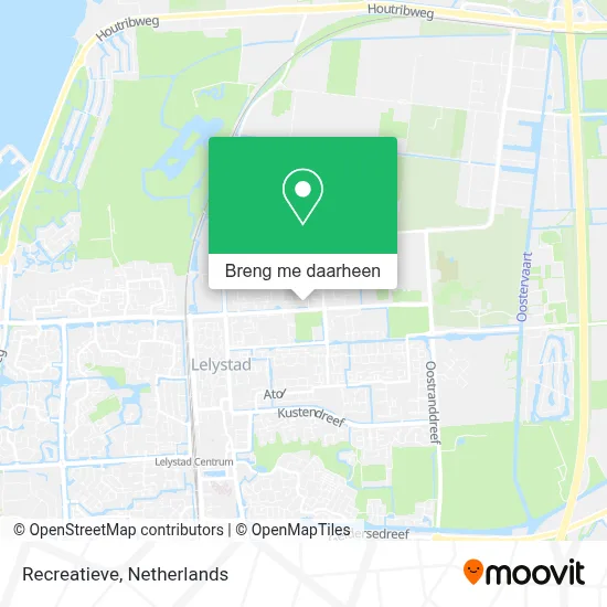 Recreatieve kaart