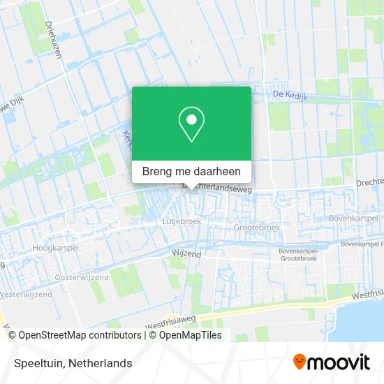 Speeltuin kaart