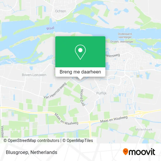 Blusgroep kaart