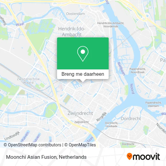 Moonchi Asian Fusion kaart