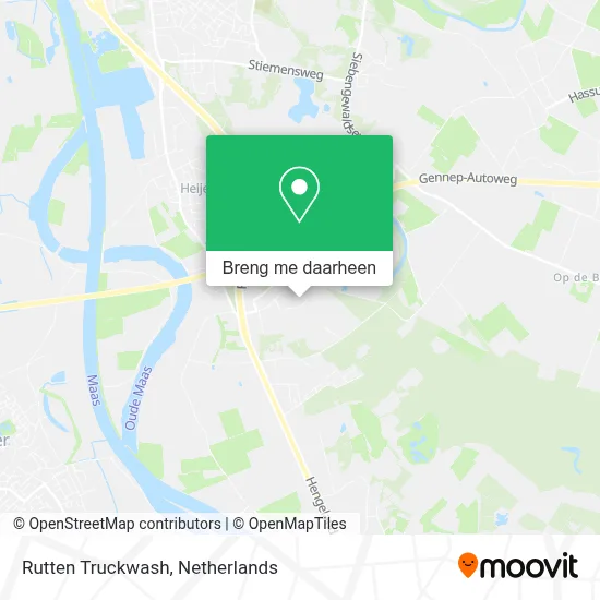 Rutten Truckwash kaart