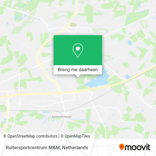 Ruitersportcentrum M&M kaart