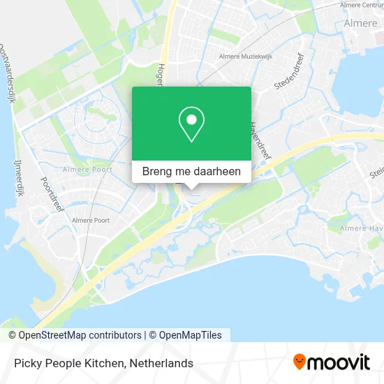 Picky People Kitchen kaart