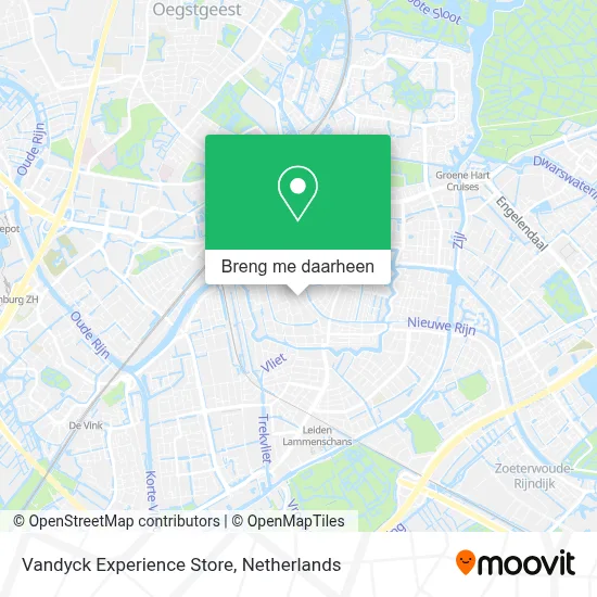 Vandyck Experience Store kaart