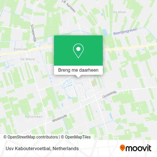 Usv Kaboutervoetbal kaart