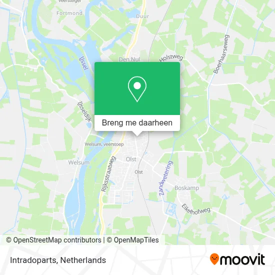 Intradoparts kaart