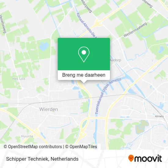 Schipper Techniek kaart