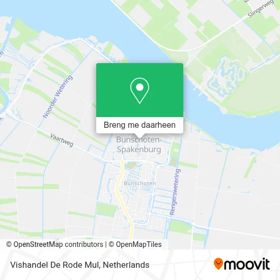 Vishandel De Rode Mul kaart