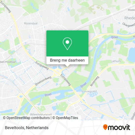 Beveltools kaart