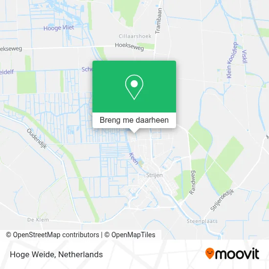 Hoge Weide kaart