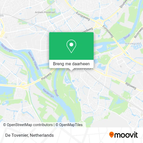 De Tovenier kaart