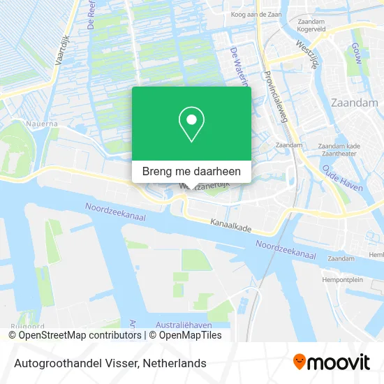 Autogroothandel Visser kaart