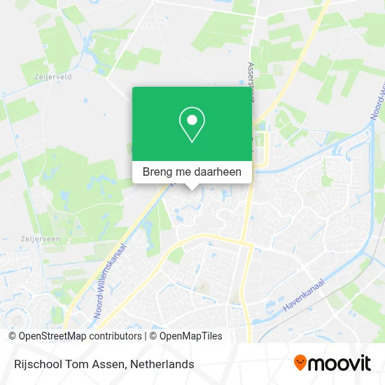 Rijschool Tom Assen kaart