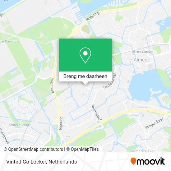Vinted Go Locker kaart