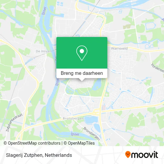 Slagerij Zutphen kaart