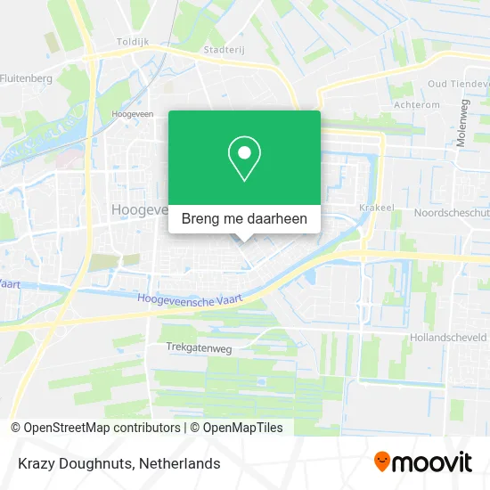 Krazy Doughnuts kaart
