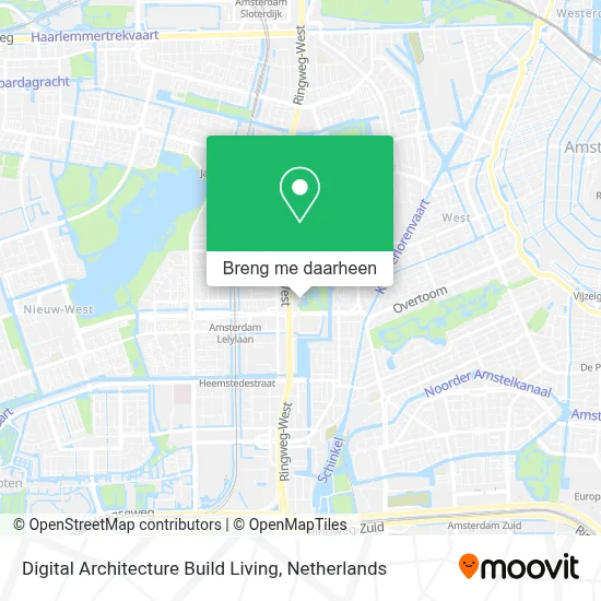 Digital Architecture Build Living kaart