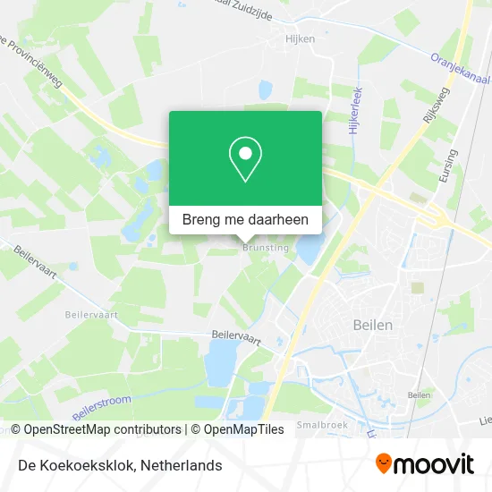 De Koekoeksklok kaart
