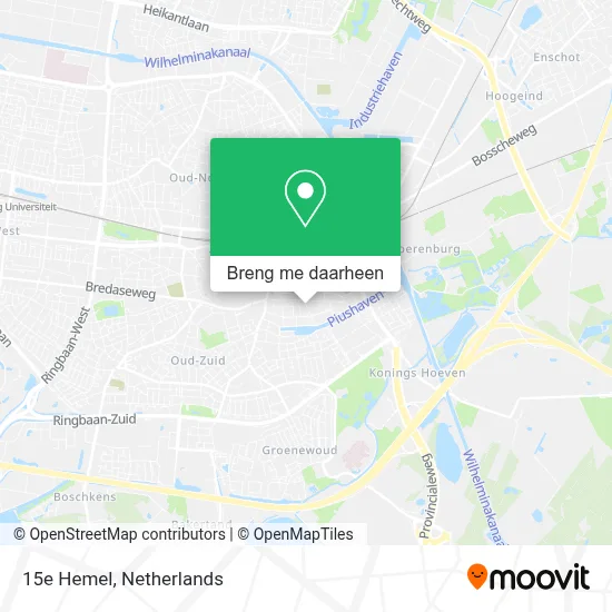 15e Hemel kaart