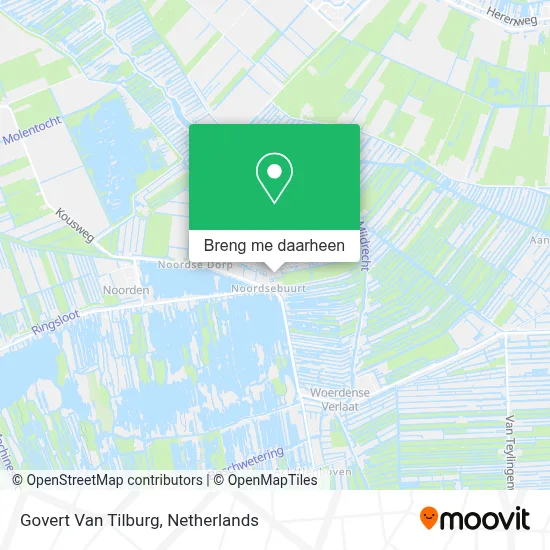 Govert Van Tilburg kaart