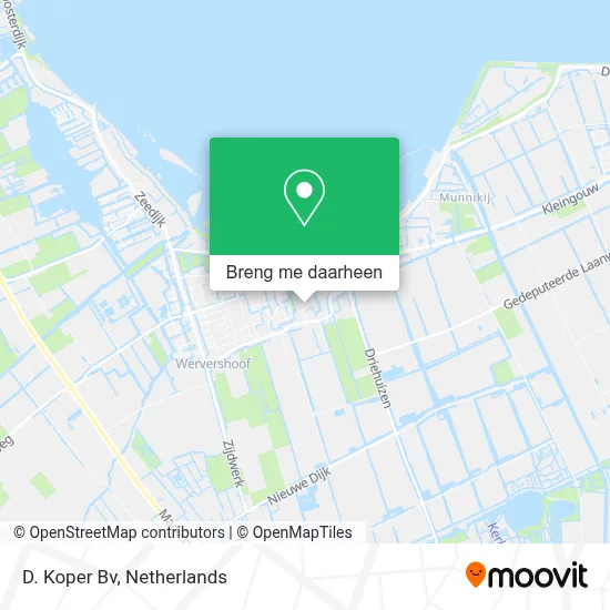 D. Koper Bv kaart