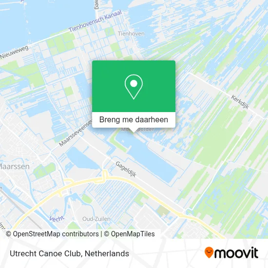 Utrecht Canoe Club kaart