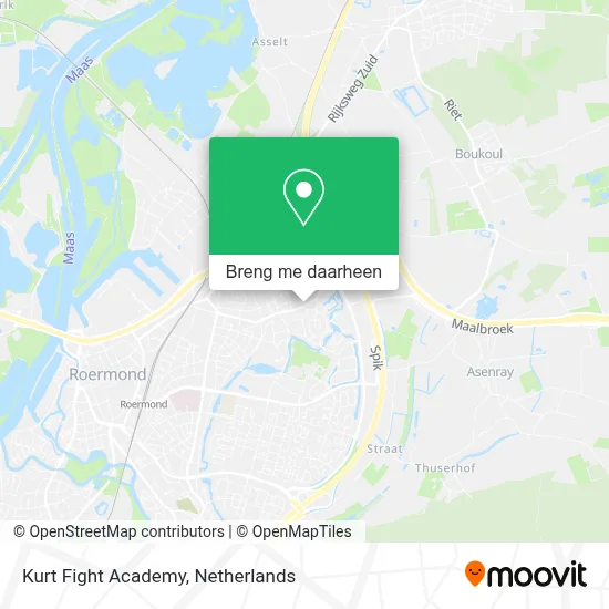 Kurt Fight Academy kaart