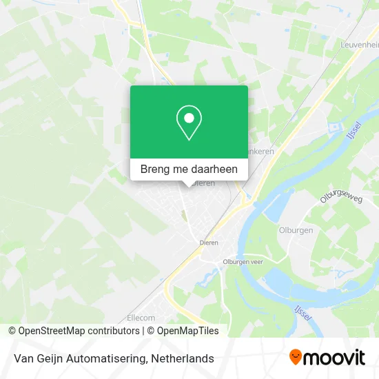 Van Geijn Automatisering kaart