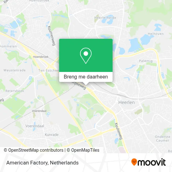 American Factory kaart
