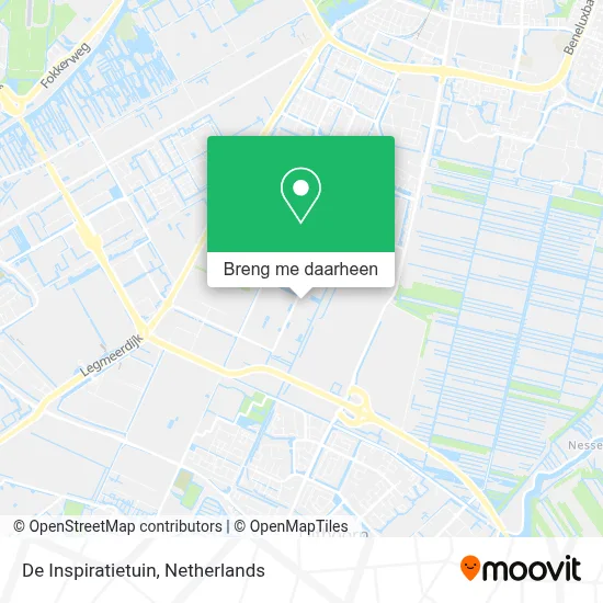 De Inspiratietuin kaart