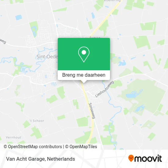 Van Acht Garage kaart