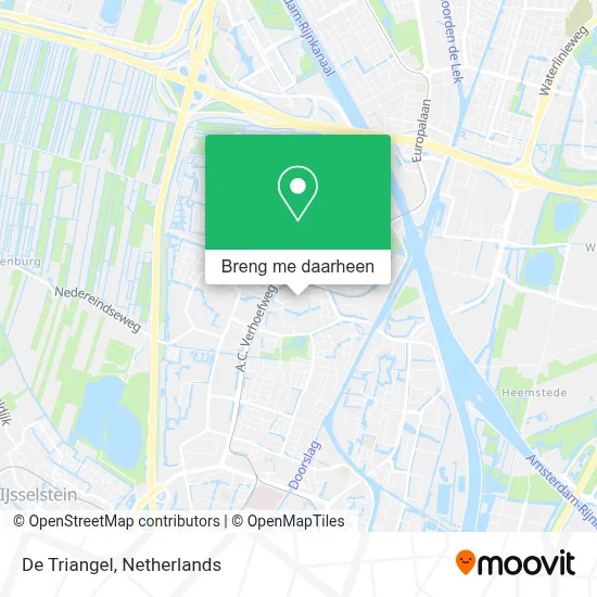De Triangel kaart