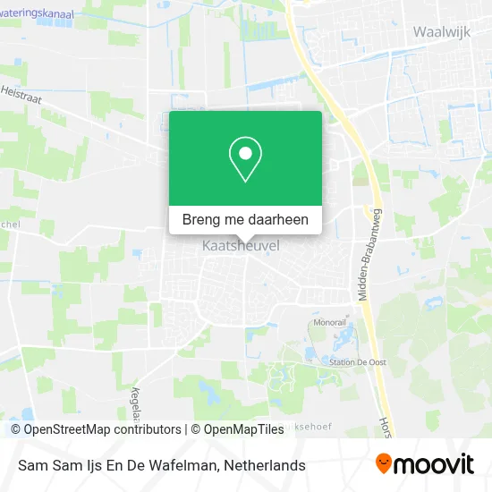 Sam Sam Ijs En De Wafelman kaart