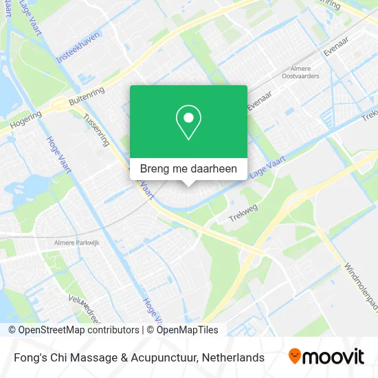 Fong's Chi Massage & Acupunctuur kaart