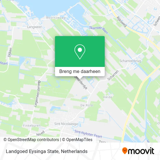 Landgoed Eysinga State kaart