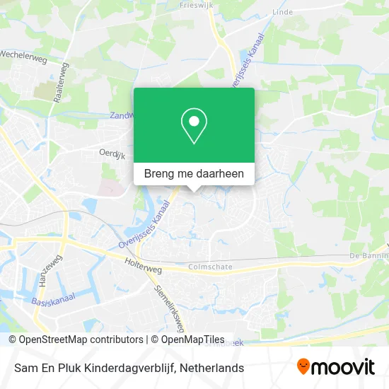 Sam En Pluk Kinderdagverblijf kaart