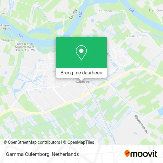 Gamma Culemborg kaart