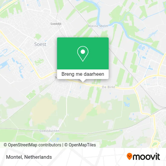 Montel kaart
