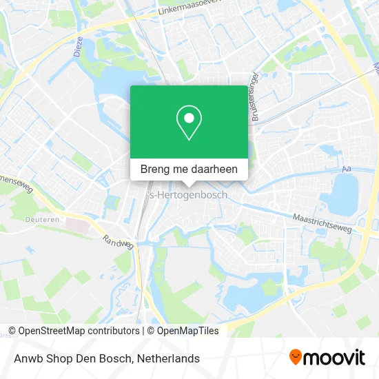 Anwb Shop Den Bosch kaart