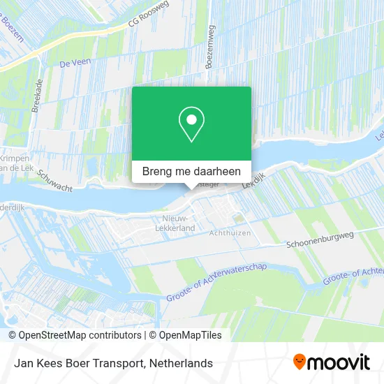 Jan Kees Boer Transport kaart