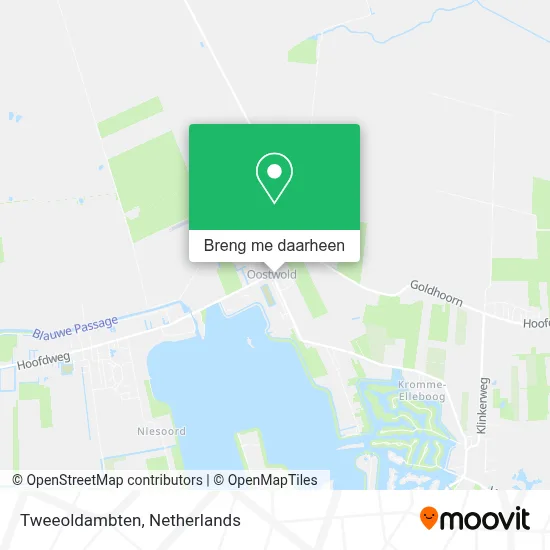 Tweeoldambten kaart