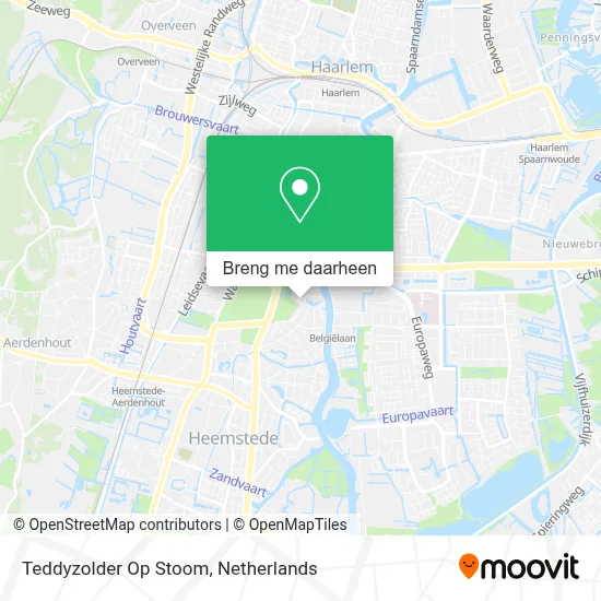 Teddyzolder Op Stoom kaart