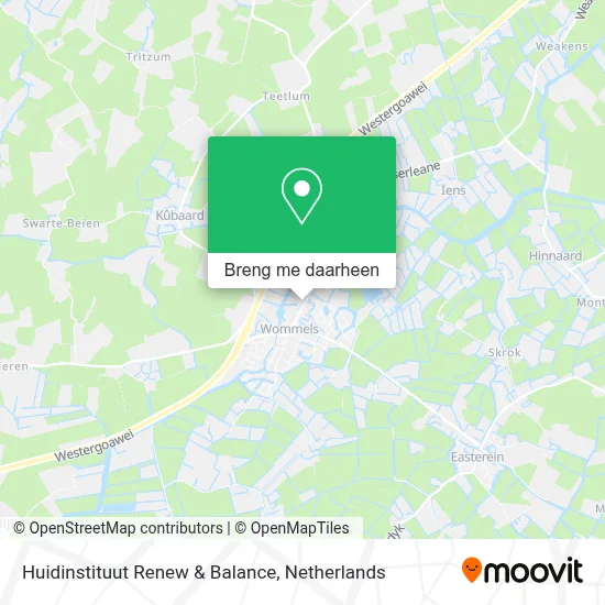Huidinstituut Renew & Balance kaart