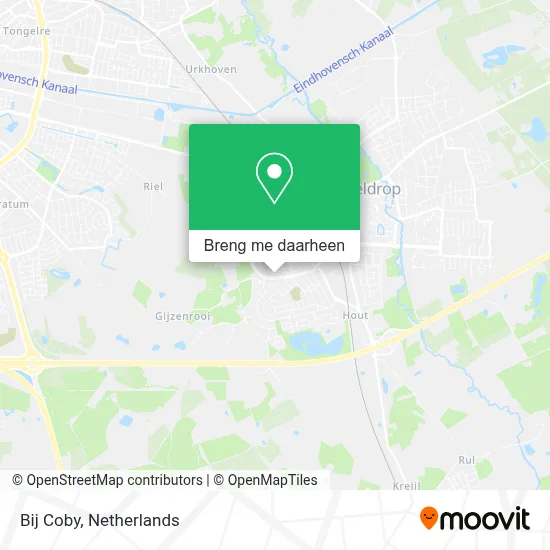 Bij Coby kaart