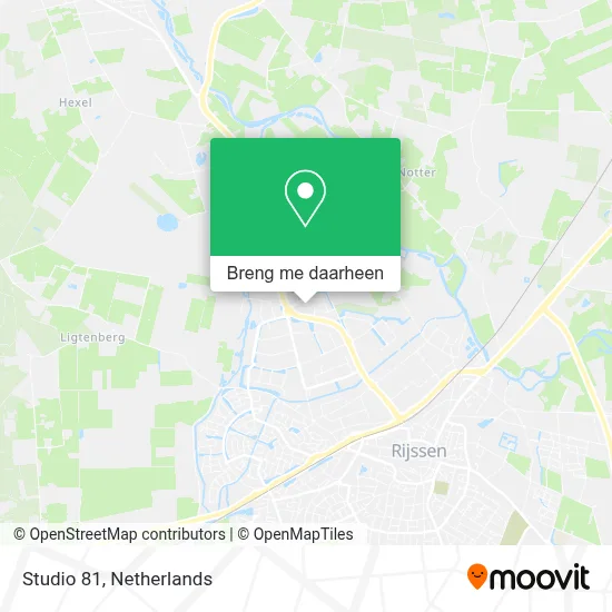 Studio 81 kaart